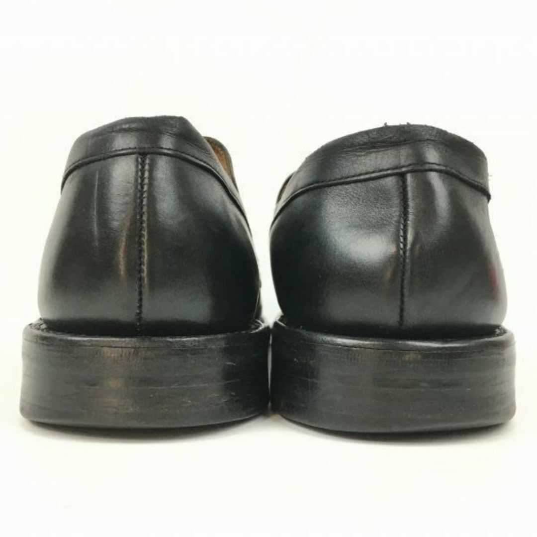 試着交換OK！CHEANEY/チーニー　ビンテージ/Vintage タグ　size8　26.5程度　コインローファー/ビジネスシューズ〈黒/BLACK/ブラック〉ビンテージ/Vintage〕菅NO.WZA-427 #BUZZBERG メンズの靴/シューズ(スリッポン/モカシン)の商品写真