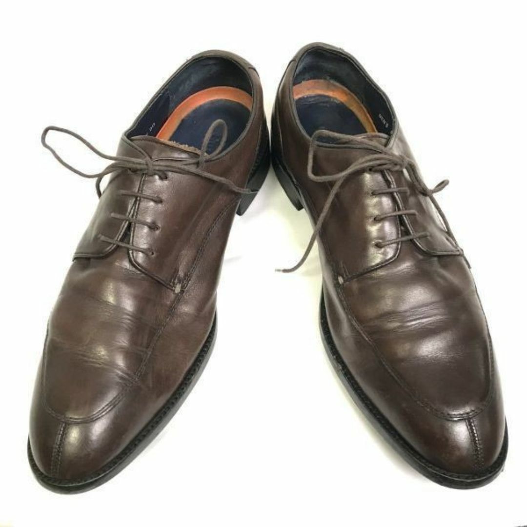 Cole Haan(コールハーン)のコールハーン★サイズ9W★27.0cm★Uチップ ビジネスシューズ★茶色 ブラウン◆is7-80 #BUZZBERG メンズの靴/シューズ(ドレス/ビジネス)の商品写真