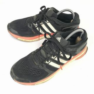 アディダス(adidas)のadidas/アディダス★adistar boost ESM/ローカットスニーカー【28.0/黒×橙×白】ライン入り◆J-136 #BUZZBERG(スニーカー)