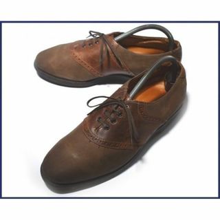 アレンエドモンズ(Allen Edmonds)のビンテージ★アレンエドモンズ/AllenEdmonds★本革サドルシューズ/ホールカットスタイル/バルモラル【9D/26.5茶】◆X8E09 #BUZZBERG(ドレス/ビジネス)