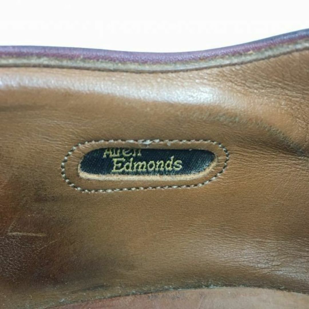 Allen Edmonds(アレンエドモンズ)の試着交換OK！AllenEdomonds/アレンエドモンズ Byron/ビンテージ/Vintage 　キャップトゥ　バーガンディ　size10.5C　27.5-28.0程度/メンズ/菅NO.WZE-148 #BUZZBERG メンズの靴/シューズ(ドレス/ビジネス)の商品写真