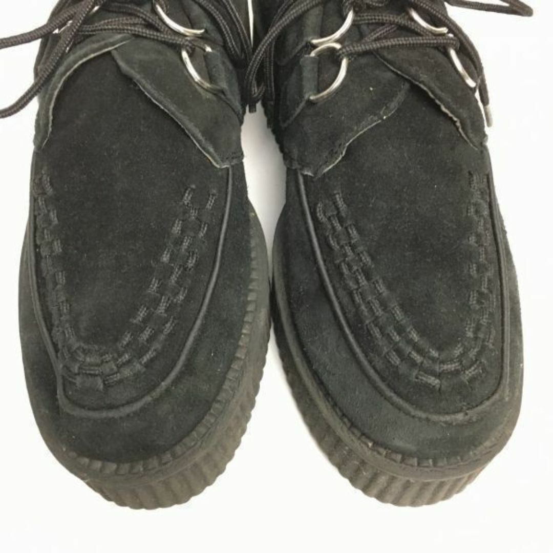 T.U.K　size24.5-25.0　UK6　ラバーソールブーツ　シューズ〈黒/BLACK/ブラック〉パンク　ロカビリー　管NO.WZF-109 #BUZZBERG メンズの靴/シューズ(ブーツ)の商品写真