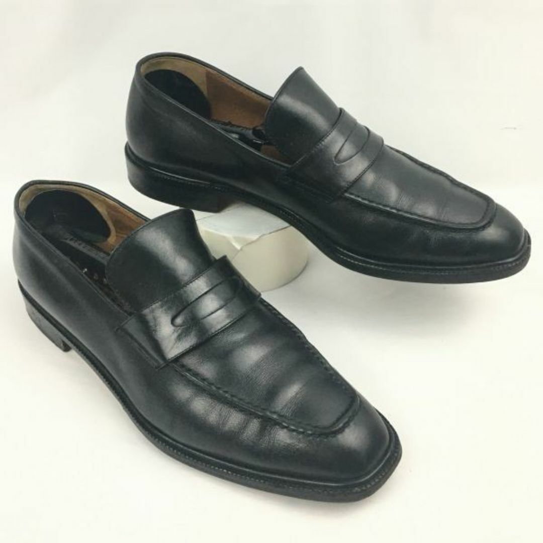 FRATELLI ROSSETTI/フラッテリロセッティ　コインローファー/モカシン〈黒/BLACK/ブラック〉size40　25.0前後/メンズ/loafer shoes〕菅NO.WZF-152 #BUZZBERG メンズの靴/シューズ(スリッポン/モカシン)の商品写真