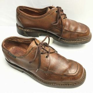 パラブーツ(Paraboot)の試着交換OK！Paraboot　パラブーツ　ビンテージ/Vintage モデル　size27.5-28.5相当　レザーシューズ　ローブーツ　ダークブラウン/茶/BROWN〉　管NO.WZF-134 #BUZZBERG(ブーツ)