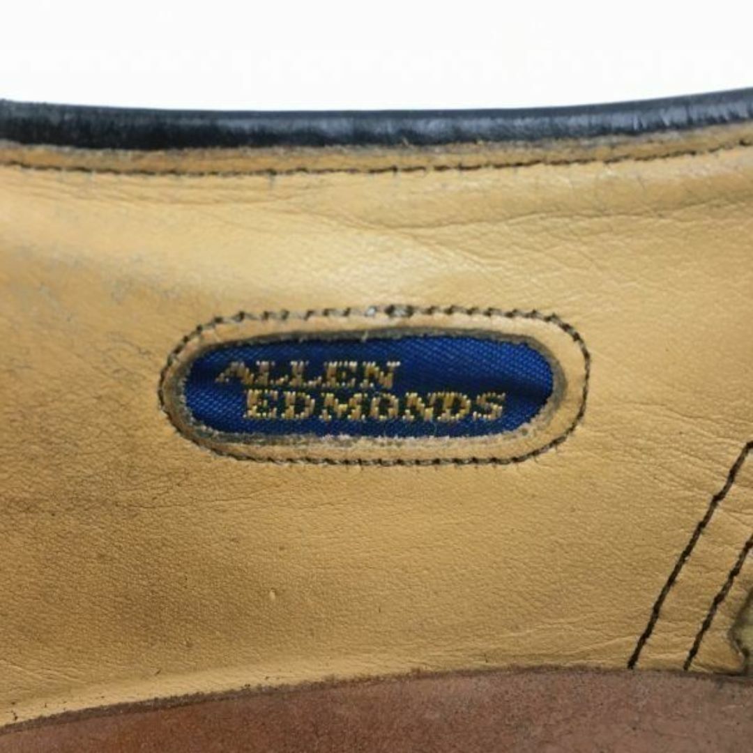 Allen Edmonds(アレンエドモンズ)の試着交換OK！Allen Edomonds/アレンエドモンズ　park avenue　キャップトゥ　内羽根ストレートチップ〈黒/BLACK/ブラック〉 size11AAA 26.5-27.5/メンズ/菅NO.WZE-158 #BUZZBERG メンズの靴/シューズ(ドレス/ビジネス)の商品写真