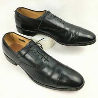 アレンエドモンズ(Allen Edmonds)の試着交換OK！Allen Edomonds/アレンエドモンズ　park avenue　キャップトゥ　内羽根ストレートチップ〈黒/BLACK/ブラック〉 size11AAA 26.5-27.5/メンズ/菅NO.WZE-158 #BUZZBERG(ドレス/ビジネス)