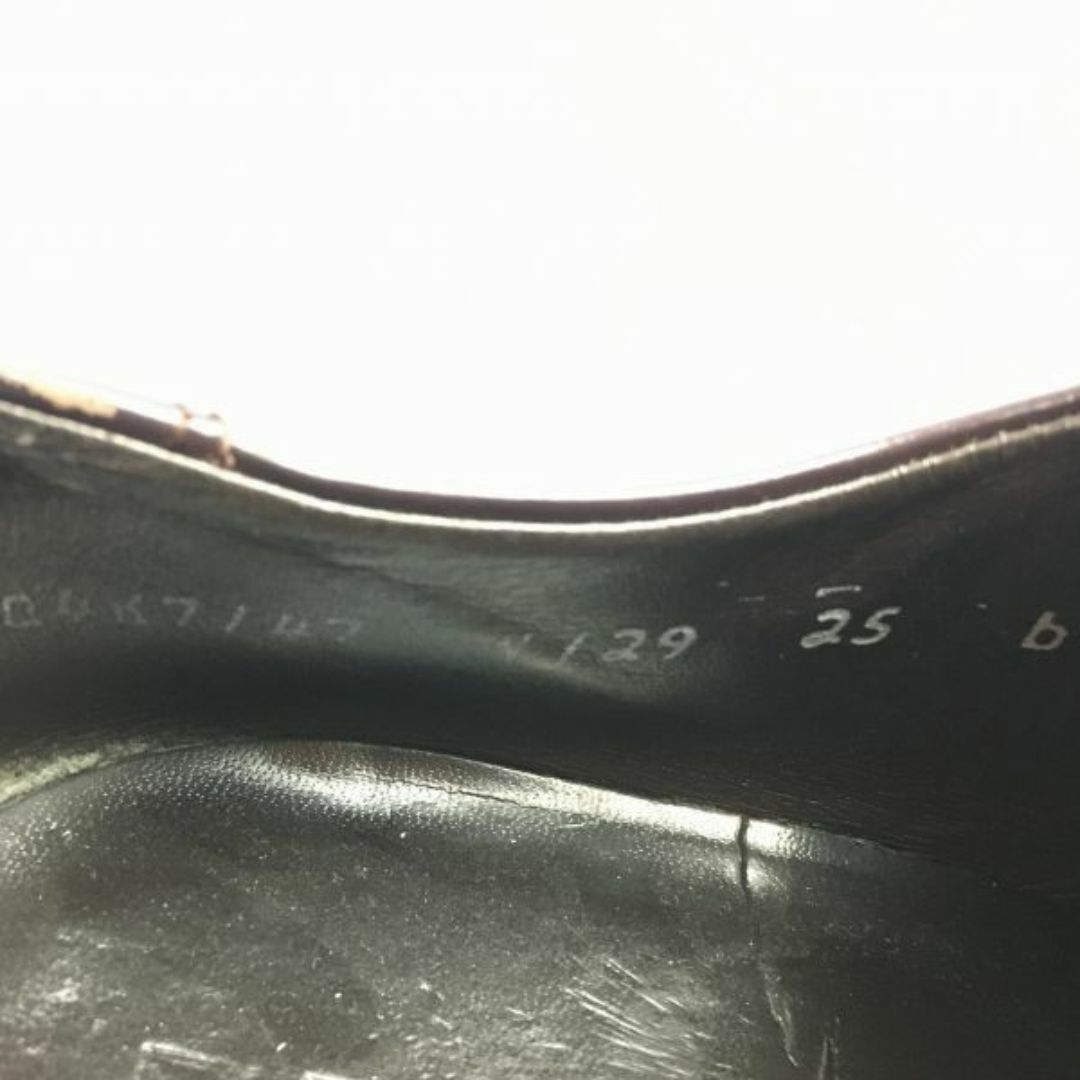 REGAL(リーガル)のREGAL　リーガル　日本製　Uチップ　ビジネスシューズ　ダークブラウン　サイズ25　管NO.ZF-54 #BUZZBERG メンズの靴/シューズ(ドレス/ビジネス)の商品写真