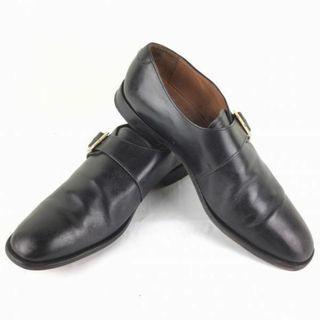 80s以前? Vintage/ビンテージ品　HARRY WILSON【サイズ10.5　28.5〈黒/BLACK/ブラック】モンクストラップ ビジネスシューズ/マッケイ製法/本革/管NO.ZB-32 #BUZZBERG(ドレス/ビジネス)