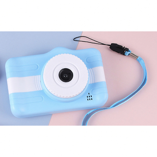キッズカメラ トイカメラ 子供用カメラ 高画質 おもちゃ ブルー(知育玩具)