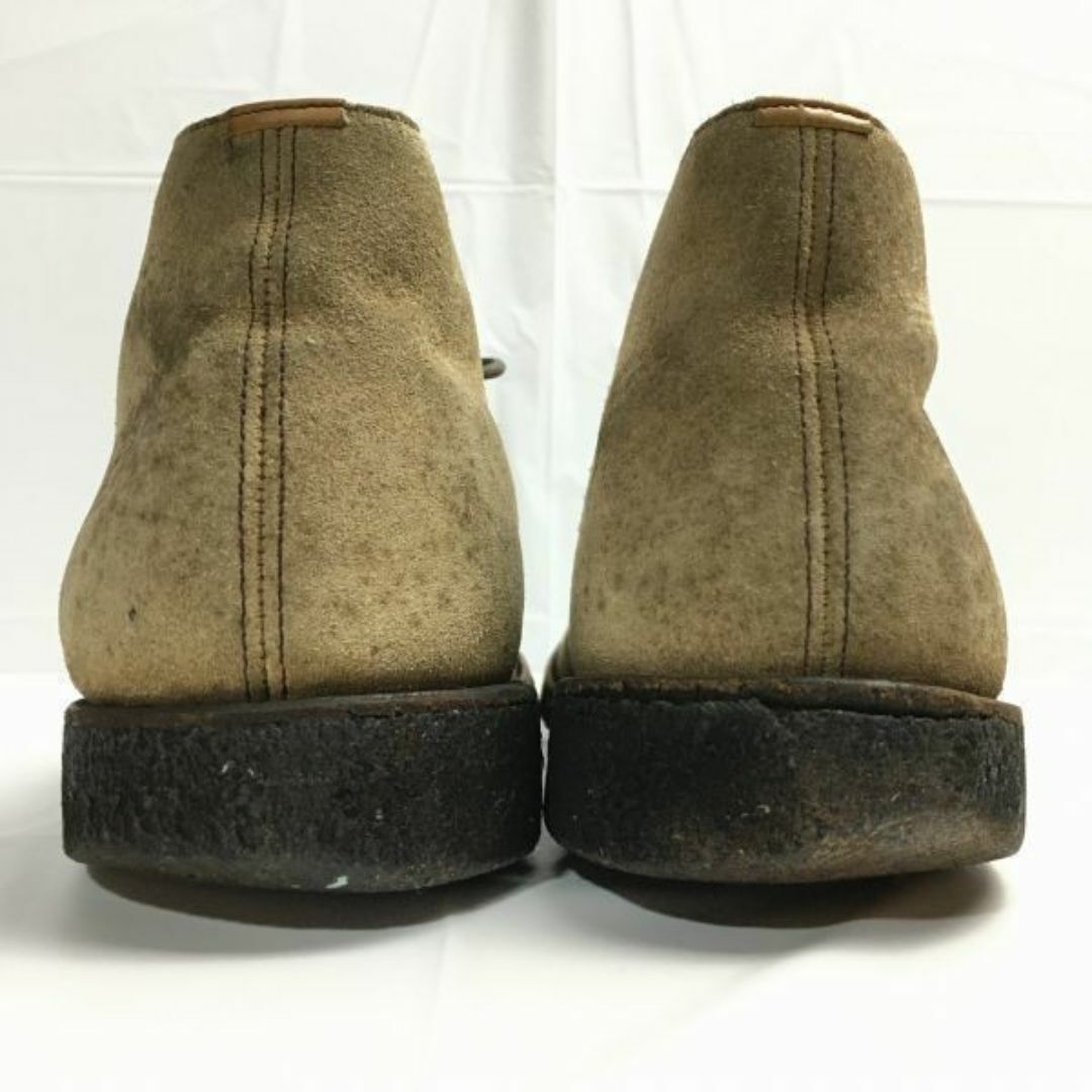 Church's(チャーチ)の旧ベルルッティ　3都市ビンテージ/Vintage 　クレープソールチャッカブーツ　size26.5-27.0相当　ベージュ/メンズ/men's Boots/Shoes〕菅NO.WZE-71 #BUZZBERG メンズの靴/シューズ(ブーツ)の商品写真