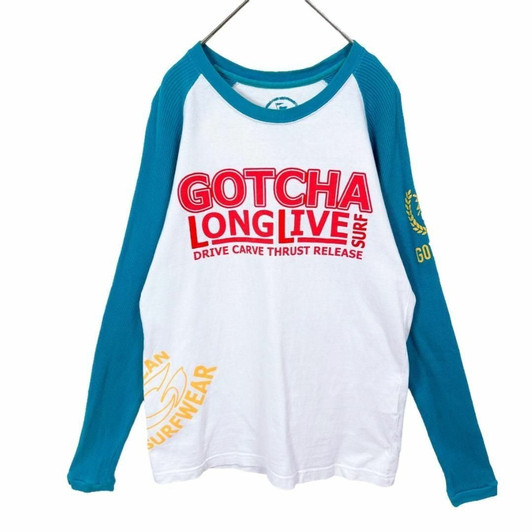 GOTCHA(ガッチャ)の美品★L★GOTCHA ガッチャ 長袖Tシャツ カットソー メンズ コットン メンズのトップス(Tシャツ/カットソー(七分/長袖))の商品写真