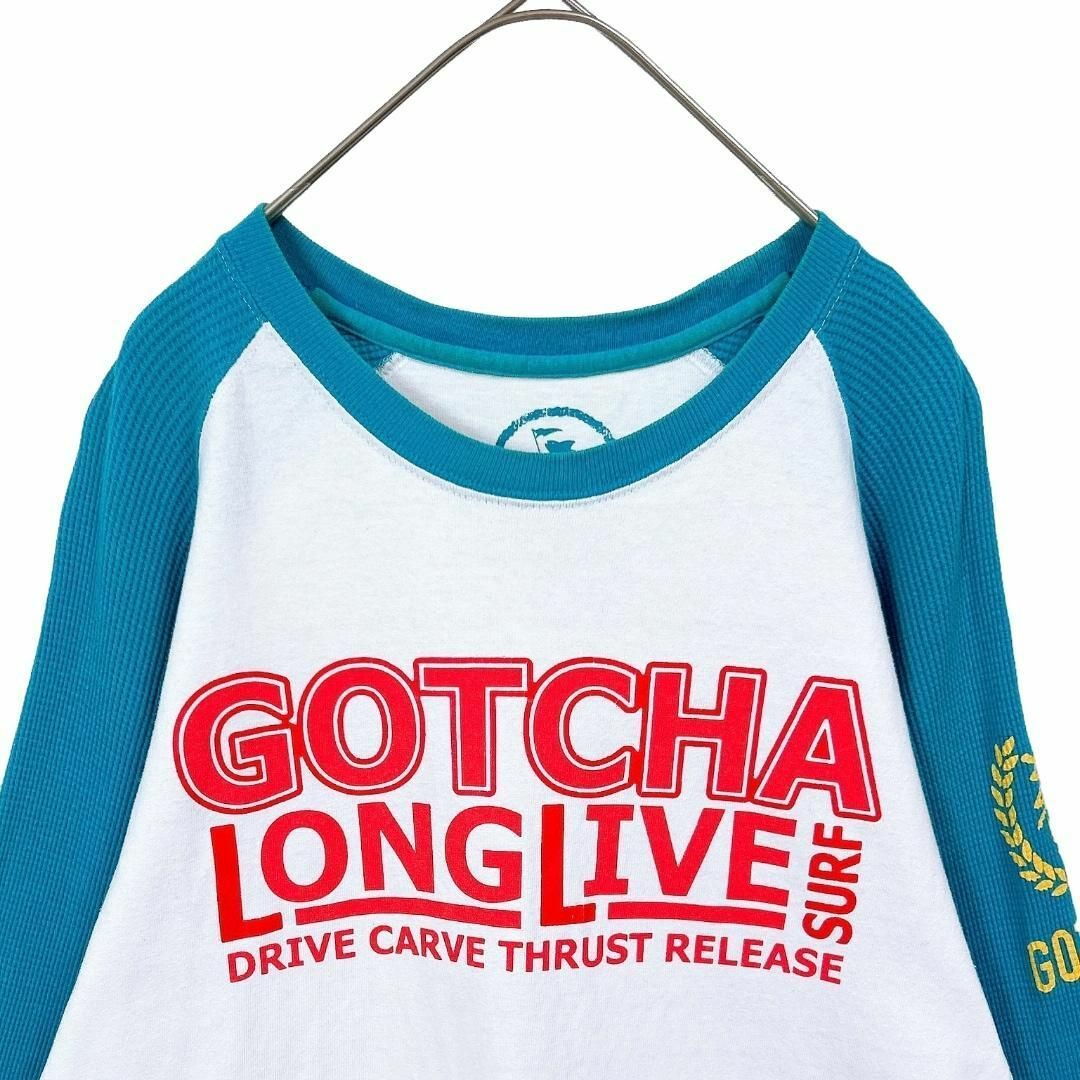 GOTCHA(ガッチャ)の美品★L★GOTCHA ガッチャ 長袖Tシャツ カットソー メンズ コットン メンズのトップス(Tシャツ/カットソー(七分/長袖))の商品写真