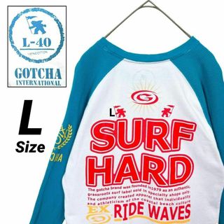 ガッチャ(GOTCHA)の美品★L★GOTCHA ガッチャ 長袖Tシャツ カットソー メンズ コットン(Tシャツ/カットソー(七分/長袖))