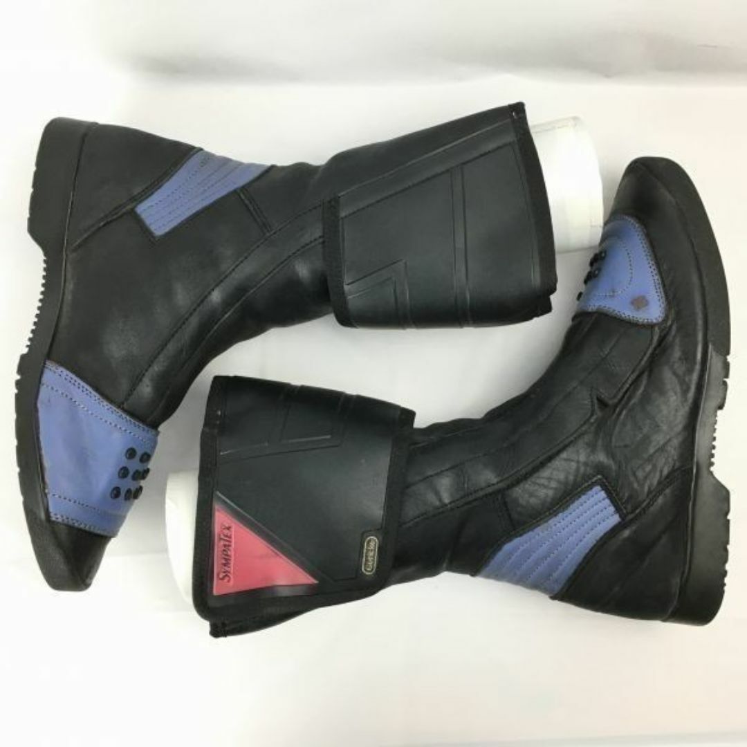 HEIN GERICKE/ハインゲリック　シンパテックス　　ライディング　バイクブーツ　size42　26.5-27.0程度〈黒/BLACK/ブラック〉×紫　ツーリング　bike/　Boots〕菅No.WM45 #BUZZBERG メンズの靴/シューズ(ブーツ)の商品写真