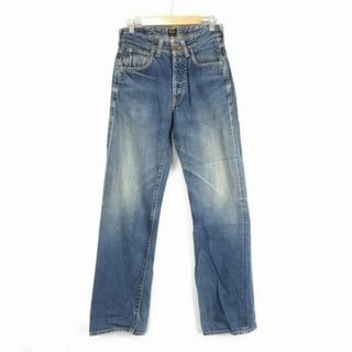 アルマーニジーンズ(ARMANI JEANS)の日本製★Lee/リー★希少1101/青耳ジーンズ/デニムパンツ/【W28/メンズS/股下77cm/青/ブルー】ボタンフライ◆BF911 #BUZZBERG(デニム/ジーンズ)