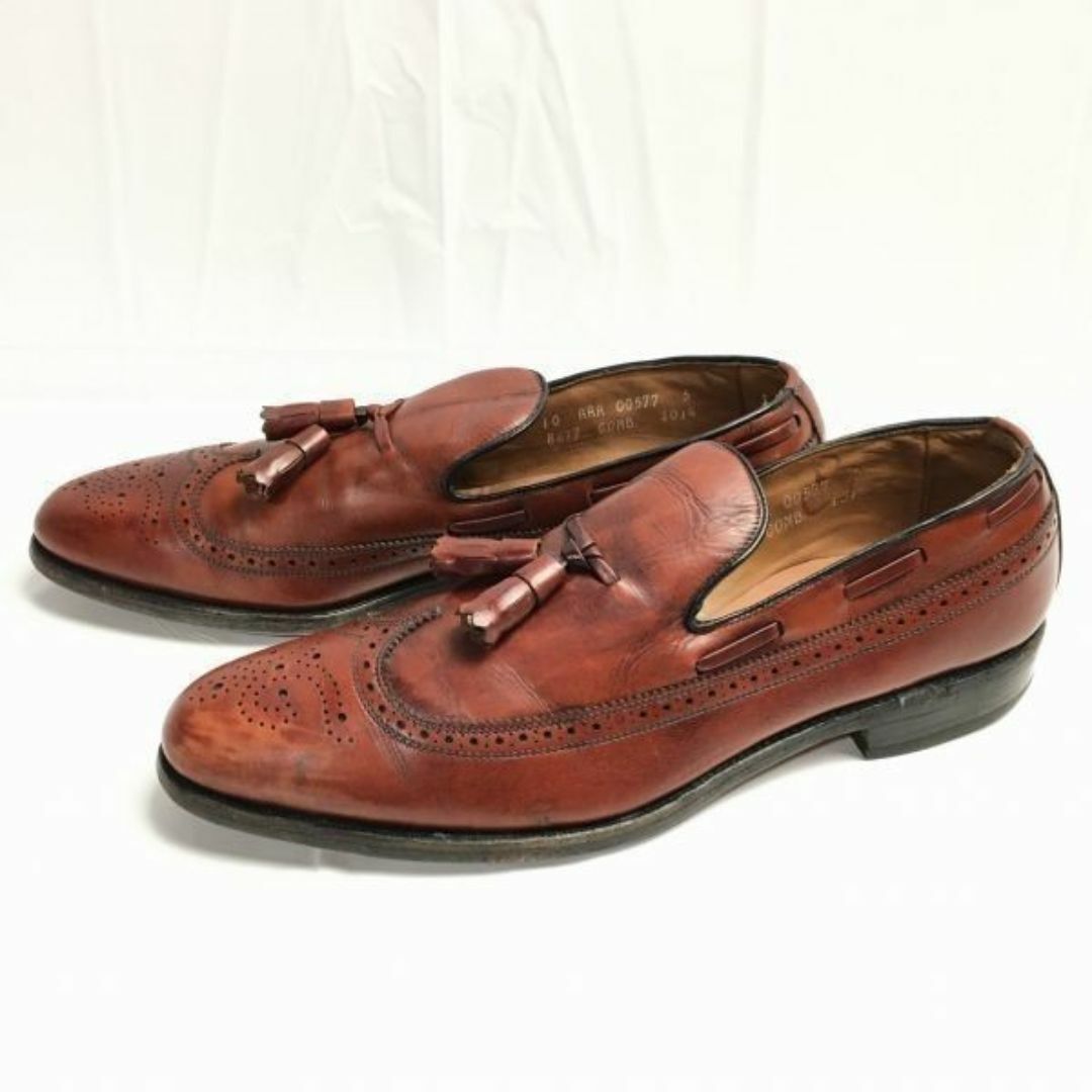 Allen Edmonds(アレンエドモンズ)の試着交換OK！Allen Edmonds/アレンエドモンズ【size10AAA/26.0-27.0】Berwick　USA製/タッセルローファー/スリッポン/〈ブラウン/茶/BROWN〉メンズ〕菅NO.WZE-7 #BUZZBERG メンズの靴/シューズ(スリッポン/モカシン)の商品写真