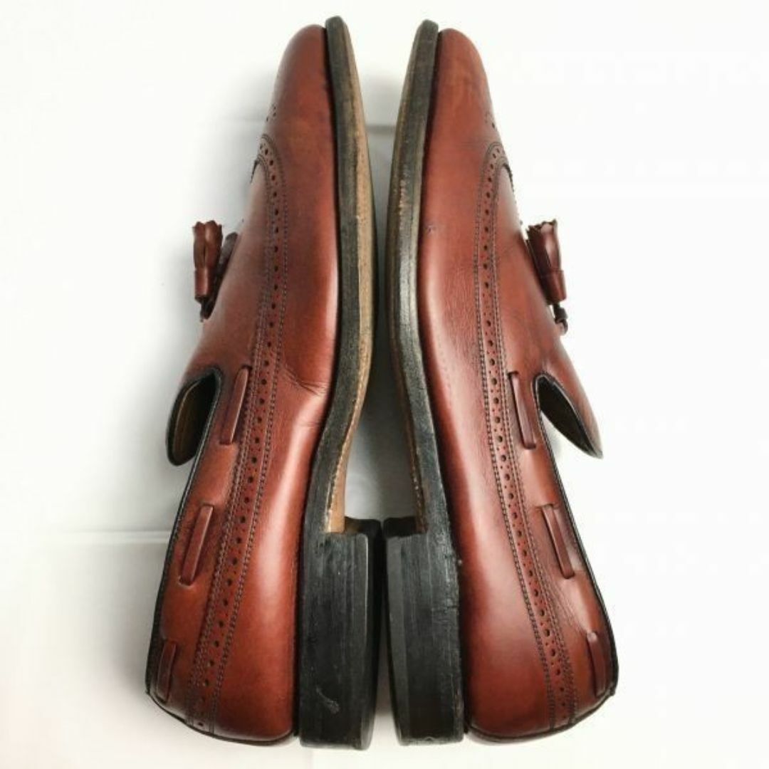 Allen Edmonds(アレンエドモンズ)の試着交換OK！Allen Edmonds/アレンエドモンズ【size10AAA/26.0-27.0】Berwick　USA製/タッセルローファー/スリッポン/〈ブラウン/茶/BROWN〉メンズ〕菅NO.WZE-7 #BUZZBERG メンズの靴/シューズ(スリッポン/モカシン)の商品写真