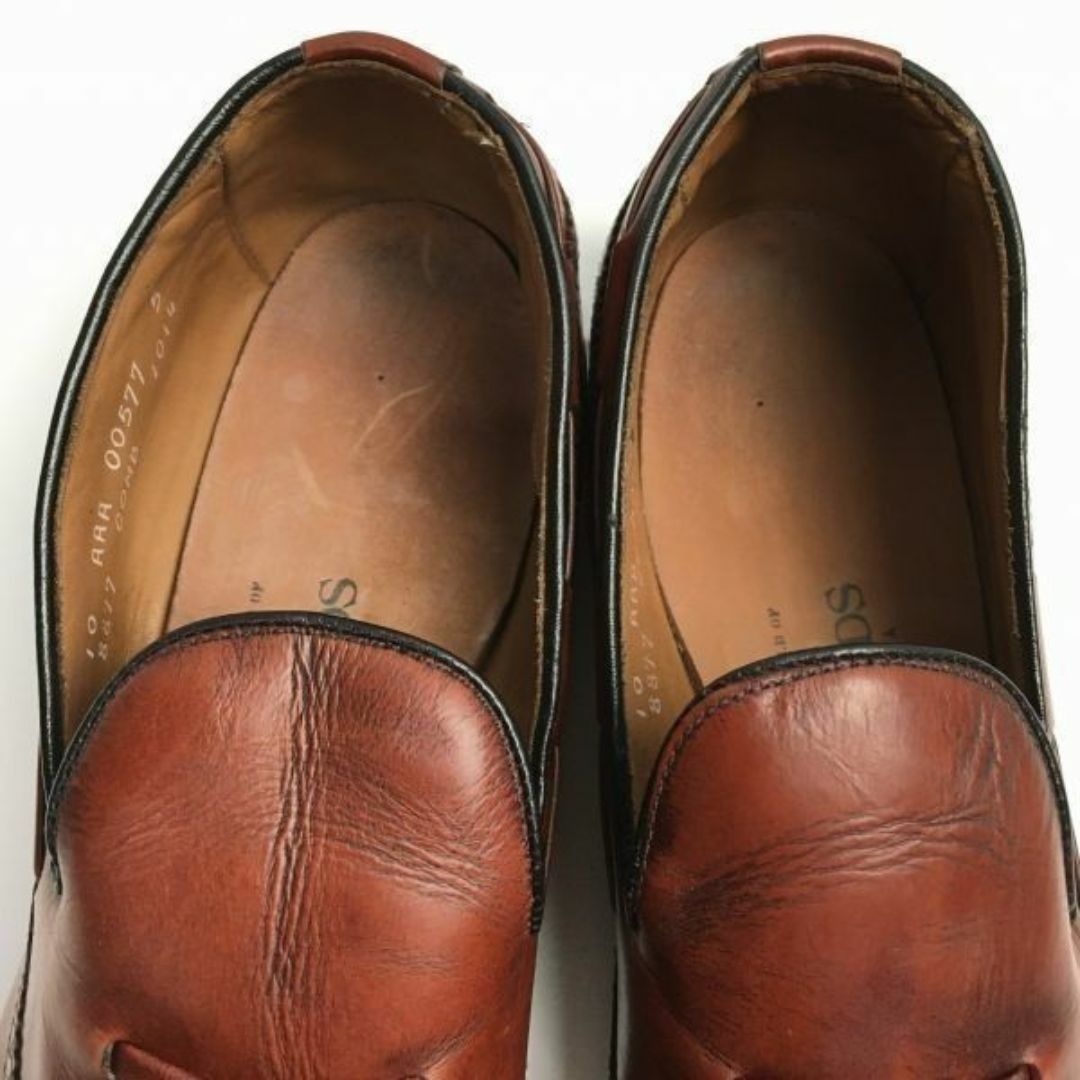 Allen Edmonds(アレンエドモンズ)の試着交換OK！Allen Edmonds/アレンエドモンズ【size10AAA/26.0-27.0】Berwick　USA製/タッセルローファー/スリッポン/〈ブラウン/茶/BROWN〉メンズ〕菅NO.WZE-7 #BUZZBERG メンズの靴/シューズ(スリッポン/モカシン)の商品写真