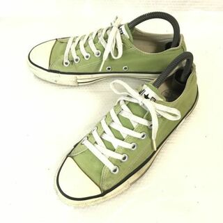 Made in USA★CONVERSE ALL STAR★オールスター/ローカットスニーカー【6.5/24.5-25.0/黄緑】sneakers/Shoes/trainers/ビンテージ/Vintage◆pC-102 #BUZZBERG(スニーカー)