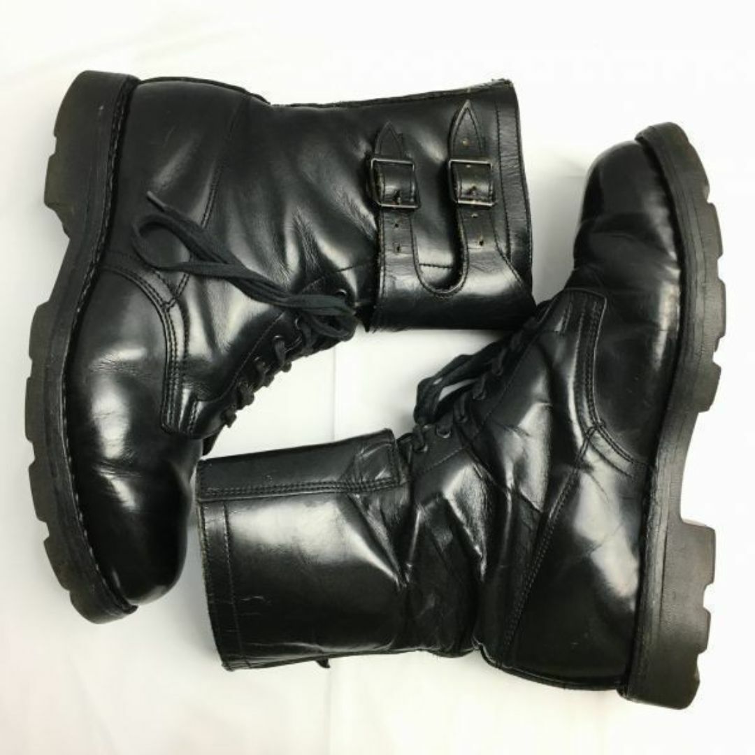 Paraboot(パラブーツ)の試着交換OK！Paraboot/パラブーツ　コンバット　ミリタリーブーツ　size27.0-28.0相当〈黒/BLACK/ブラック〉ビンテージ/Vintage/　管NO.WR14 #BUZZBERG メンズの靴/シューズ(ブーツ)の商品写真