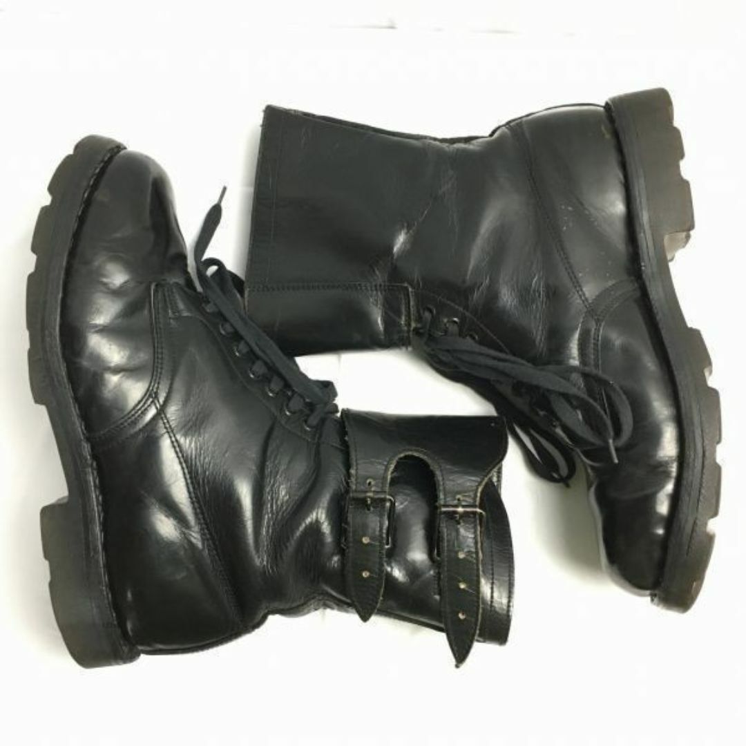 Paraboot(パラブーツ)の試着交換OK！Paraboot/パラブーツ　コンバット　ミリタリーブーツ　size27.0-28.0相当〈黒/BLACK/ブラック〉ビンテージ/Vintage/　管NO.WR14 #BUZZBERG メンズの靴/シューズ(ブーツ)の商品写真