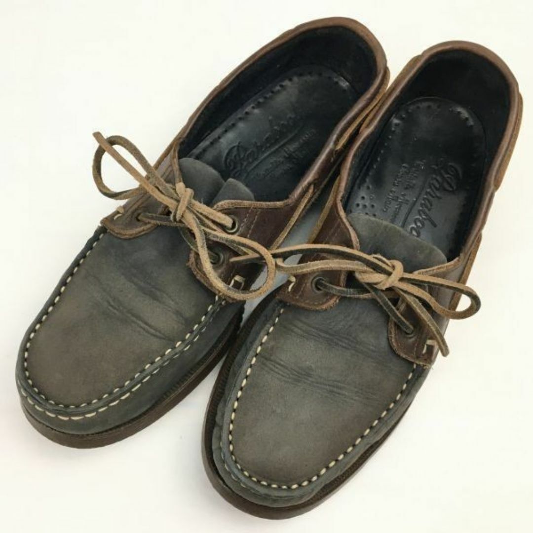 Paraboot(パラブーツ)の試着交換OK！Paraboot/パラブーツ　デッキシューズ　グレー　size26.0-27.0程度　管NO.WZH-54 #BUZZBERG メンズの靴/シューズ(ブーツ)の商品写真