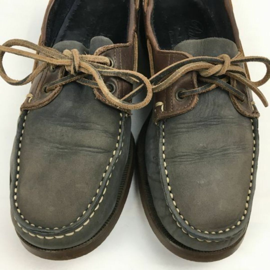 Paraboot(パラブーツ)の試着交換OK！Paraboot/パラブーツ　デッキシューズ　グレー　size26.0-27.0程度　管NO.WZH-54 #BUZZBERG メンズの靴/シューズ(ブーツ)の商品写真