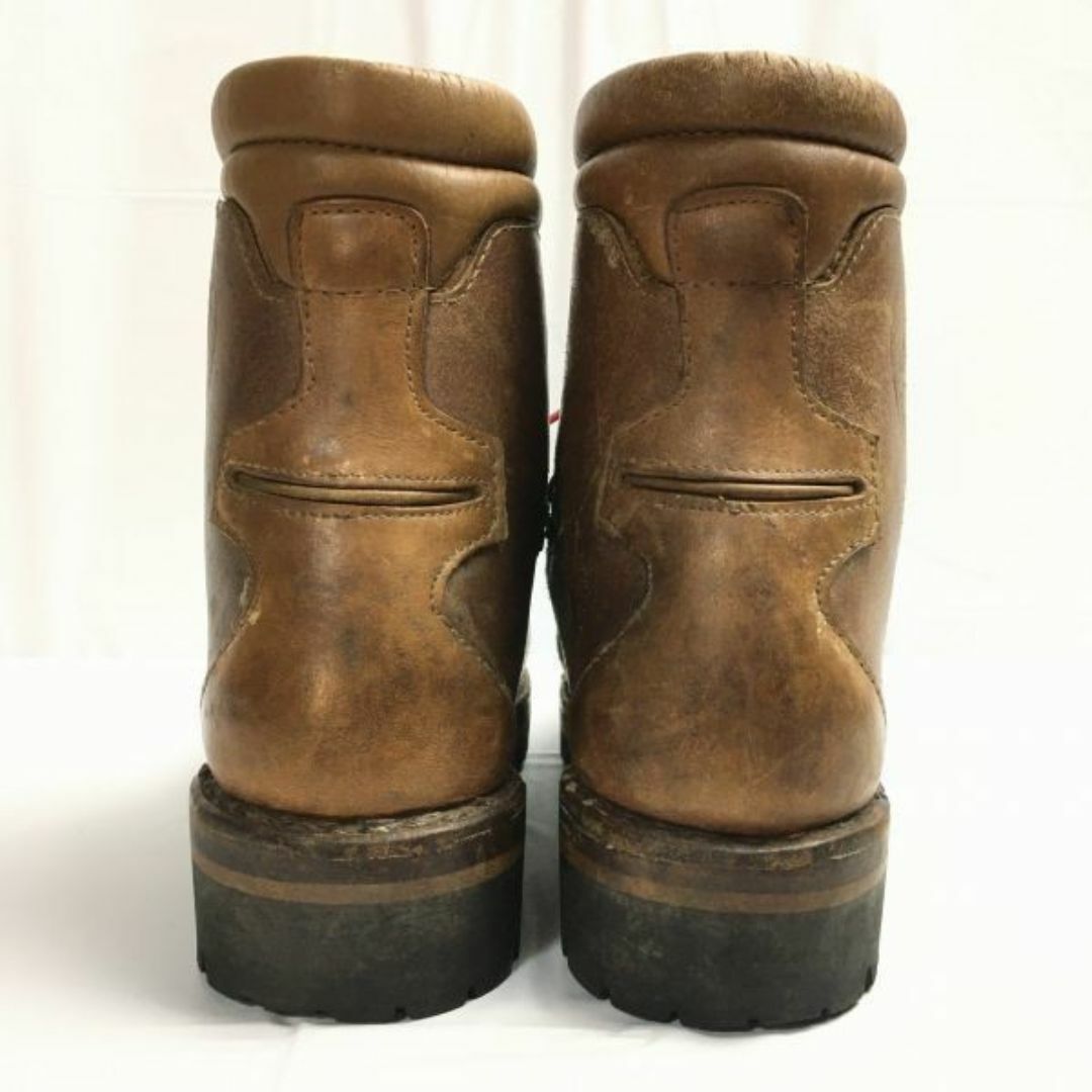 ビンテージ/Vintage ！MEINDL　マインドル　高級本革　トレッキングブーツ　size4.5〈ブラウン/茶/BROWN〉雪山　重登山/メンズ/men's Boots/Shoes〕菅NO.WU7 #BUZZBERG レディースの靴/シューズ(ブーツ)の商品写真