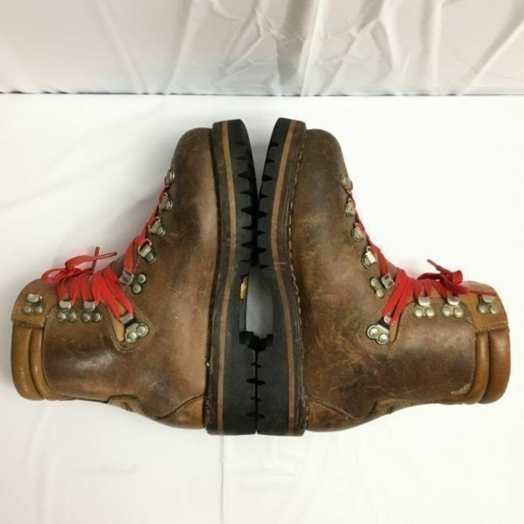 ビンテージ/Vintage ！MEINDL　マインドル　高級本革　トレッキングブーツ　size4.5〈ブラウン/茶/BROWN〉雪山　重登山/メンズ/men's Boots/Shoes〕菅NO.WU7 #BUZZBERG レディースの靴/シューズ(ブーツ)の商品写真