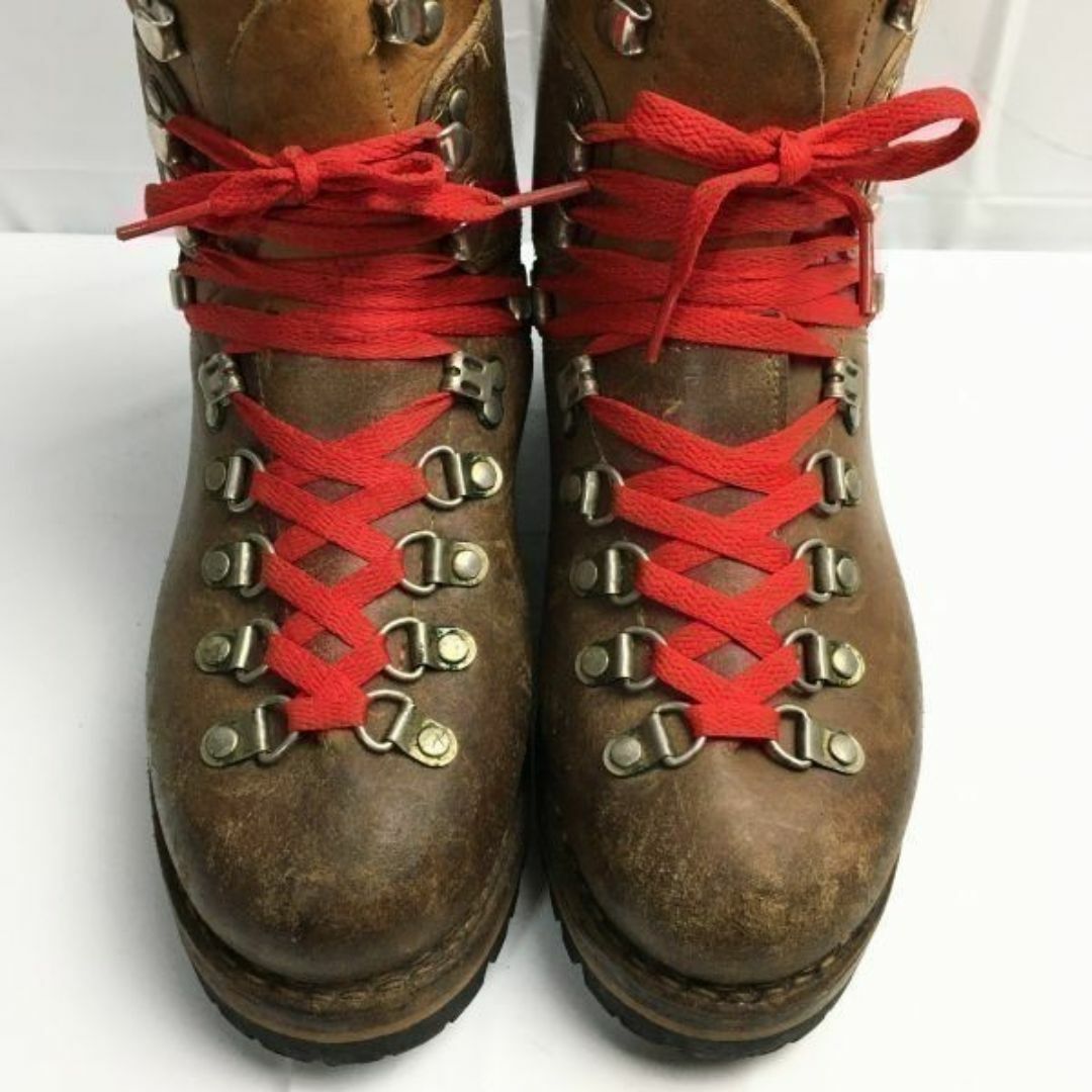 ビンテージ/Vintage ！MEINDL　マインドル　高級本革　トレッキングブーツ　size4.5〈ブラウン/茶/BROWN〉雪山　重登山/メンズ/men's Boots/Shoes〕菅NO.WU7 #BUZZBERG レディースの靴/シューズ(ブーツ)の商品写真