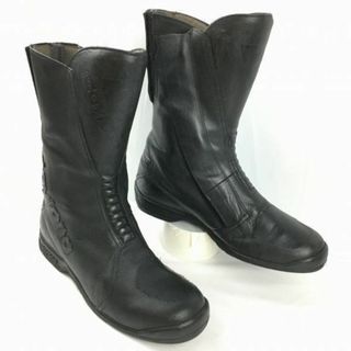 FREY daytona　フライ デイトナ　バイクブーツ　ライディング　ツーリング　size42　26.0-26.5〈黒/BLACK/ブラック〉bike/　Boots/Shoes〕菅No.WT18 #BUZZBERG(ブーツ)