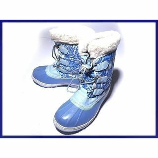 カナダ名門★SOREL/ソレル【24.0cm/水色ペイズリー柄】インナー付き/高級スノーブーツ◆X6n68 #BUZZBERG