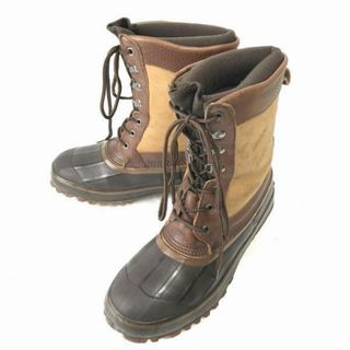 ソレル(SOREL)のビンテージ/Vintage★ラクロス La Crosse ?★重厚本革/スノーブーツ【9　26.5-27.5/茶系】インナー付き/防水◆WB54-11 #BUZZBERG(ブーツ)