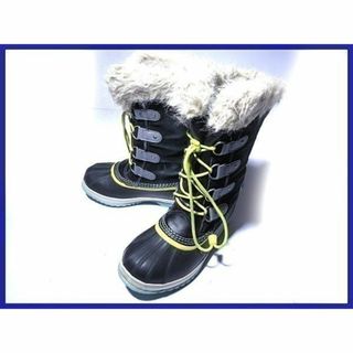 ソレル(SOREL)のカナダ名門★SOREL/ソレル【24.0cm/黒】インナー付き/高級スノーブーツ◆X6n71 #BUZZBERG(ブーツ)