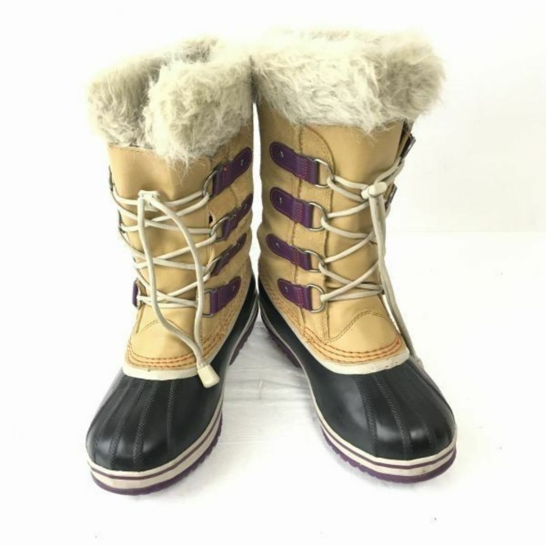 SOREL(ソレル)のカナダ老舗★ソレル/SOREL★本革/スノーブーツ【22.0/ベージュ系】インナー付き/雪作業/防水◆WB50-11 #BUZZBERG レディースの靴/シューズ(ブーツ)の商品写真