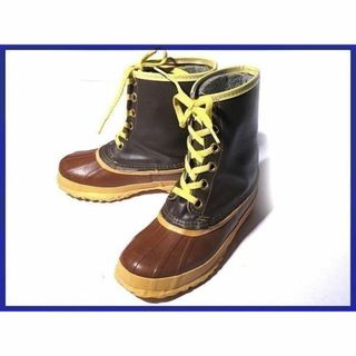 ソレル(SOREL)のカナダ製ビンテージ★SOREL/ソレル【4/21.0-22.0cm/ブラウン】本革使用/インナー付き/高級スノーブーツ◆6Q19 #BUZZBERG(ブーツ)