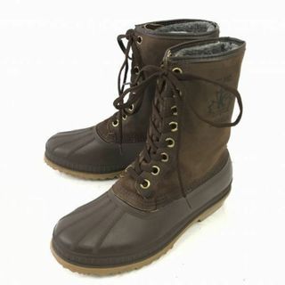 ソレル(SOREL)のカナダ老舗★ソレル/SOREL★本革/スノーブーツ【24.5/茶系】インナー付き/雪作業/防水◆WB48-8 #BUZZBERG(ブーツ)