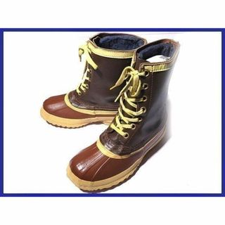 ソレル(SOREL)のビンテージ/カナダ製★ソレルSOREL★高級本革スノーブーツ【5/22.0-22.5/暗茶】希少品◆X6E27 #BUZZBERG(ブーツ)