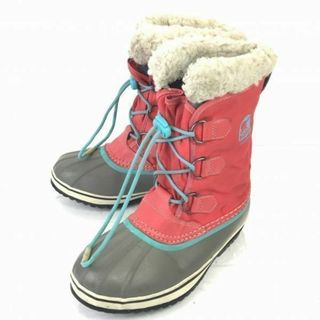 ソレル(SOREL)のカナダ老舗★ソレル/SOREL★本革/スノーブーツ【22.5/ピンク】雪作業/防水◆WB32-3 #BUZZBERG(ブーツ)