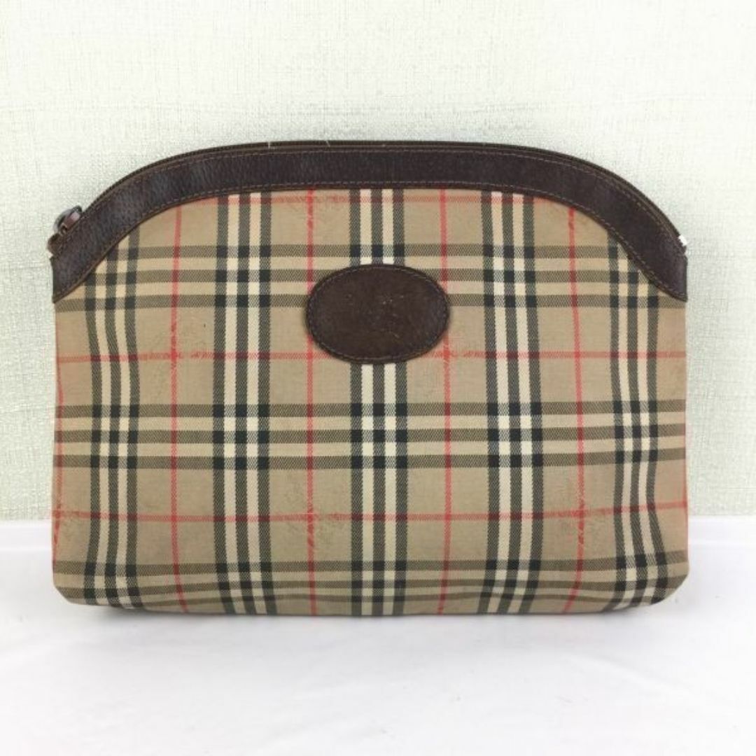 BURBERRY(バーバリー)のVintage/ビンテージBurberrys バーバリー　ポーチ　ブラウン　バーバリーチェック　管NO.B12-10 #BUZZBERG レディースのバッグ(その他)の商品写真