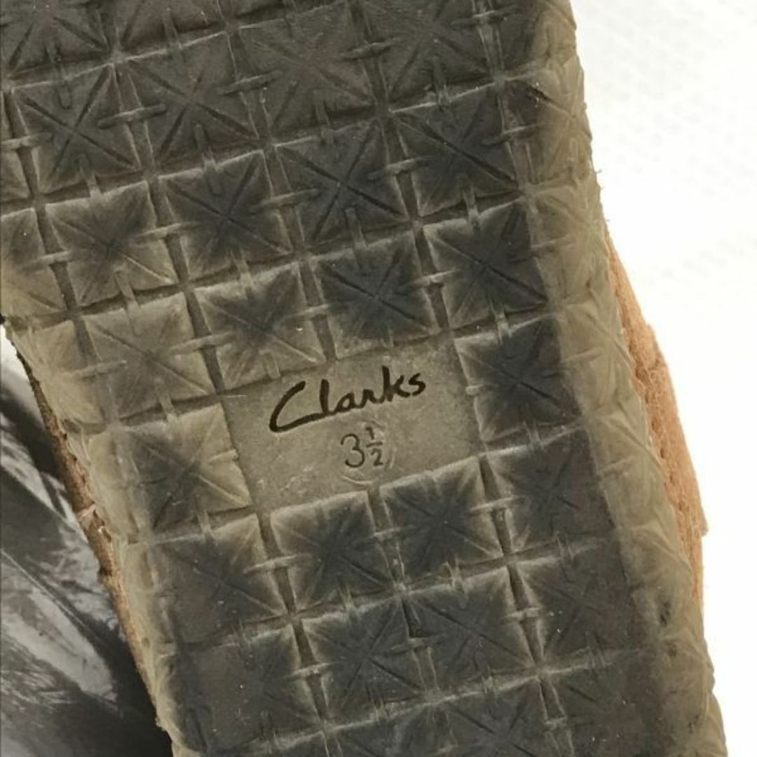 Clarks(クラークス)のClarks/クラークス★本革/裏ボア/ムートンブーツ【3.5/22.0-22.5/茶/BROWN】◆pWB75-8 #BUZZBERG レディースの靴/シューズ(ブーツ)の商品写真