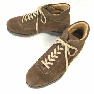 美品★レントファイウントシュワルツ/LENDVAY & SCHWARCZ★スエード本革/ショートブーツ【26.0-27.0/茶/BROWN】Shoes/trainers◆pWB76-8 #BUZZBERG(ブーツ)