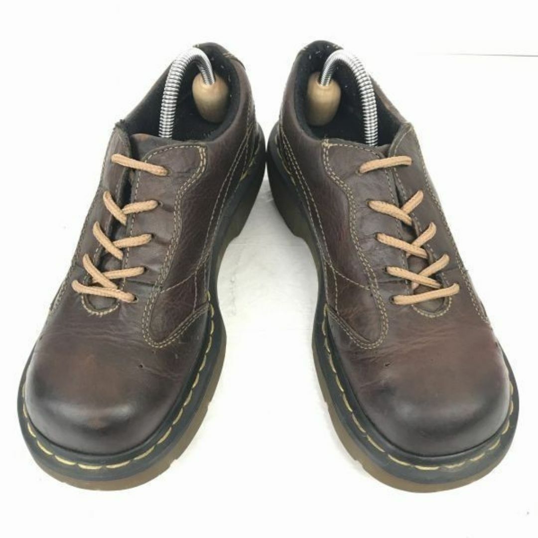 Dr.Martens(ドクターマーチン)のイングランド名門★ドクターマーチン★本革ローカットブーツ【25.0/茶】レザーシューズ/マーチンソール/Dr. Martens◆ME-180 #BUZZBERG メンズの靴/シューズ(ブーツ)の商品写真