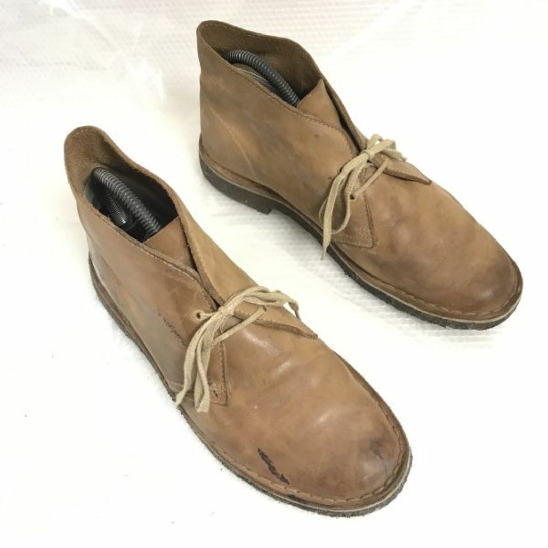 Clarks(クラークス)のクラークス/Clarks★クレープソール/スエード本革/デザートブーツ【7.5/25.5/茶/BROWN】Shoes◆WB96-10 #BUZZBERG メンズの靴/シューズ(ブーツ)の商品写真