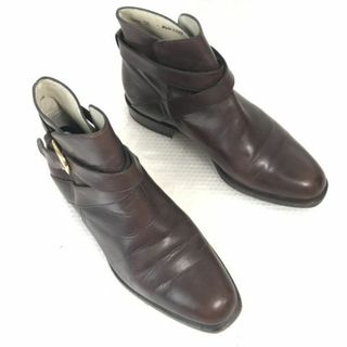 Bally - イタリア製★バリー/BALLY★本革/ジョッパーブーツ【36/22.5-23.0程度/茶/BROWN】ショートブーツ/オールレザー/Shoes◇bWB73-8 #BUZZBERG