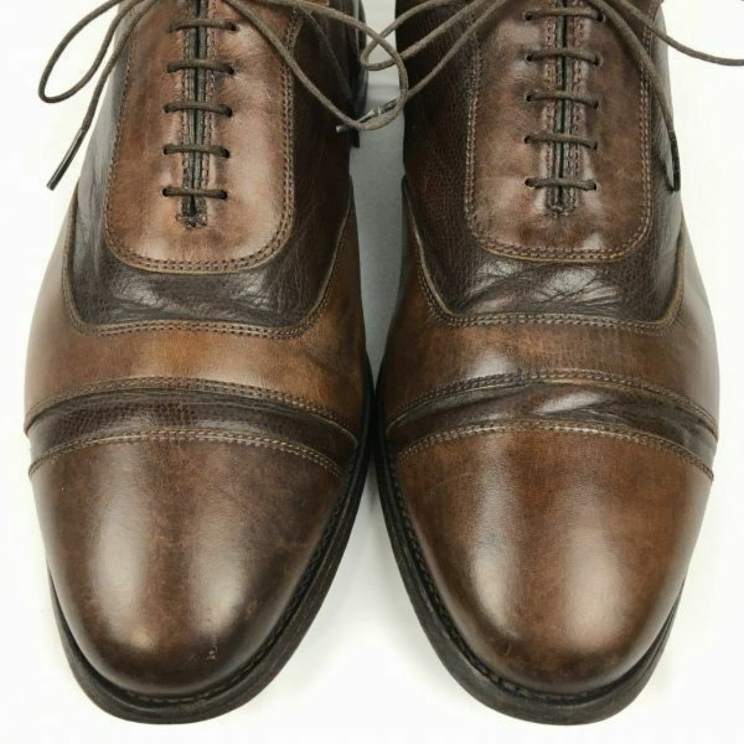 Allen Edmonds(アレンエドモンズ)の試着交換OK！AllenEdomonds/アレンエドモンズ　ビンテージ/Vintage 　ストレートチップ/ビジネスシューズ〈ブラウン/茶/BROWN〉size28.5-29.5程度/メンズ/菅NO.WZG-180 #BUZZBERG メンズの靴/シューズ(ドレス/ビジネス)の商品写真