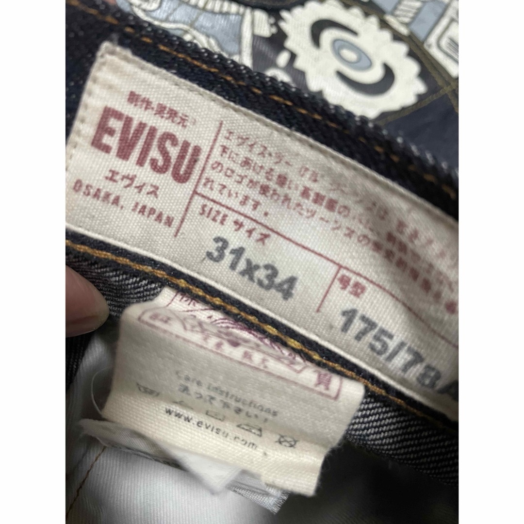 EVISU(エビス)のEVISU エヴィス  Lot. 0001 W31  濃紺デニム メンズのパンツ(ショートパンツ)の商品写真