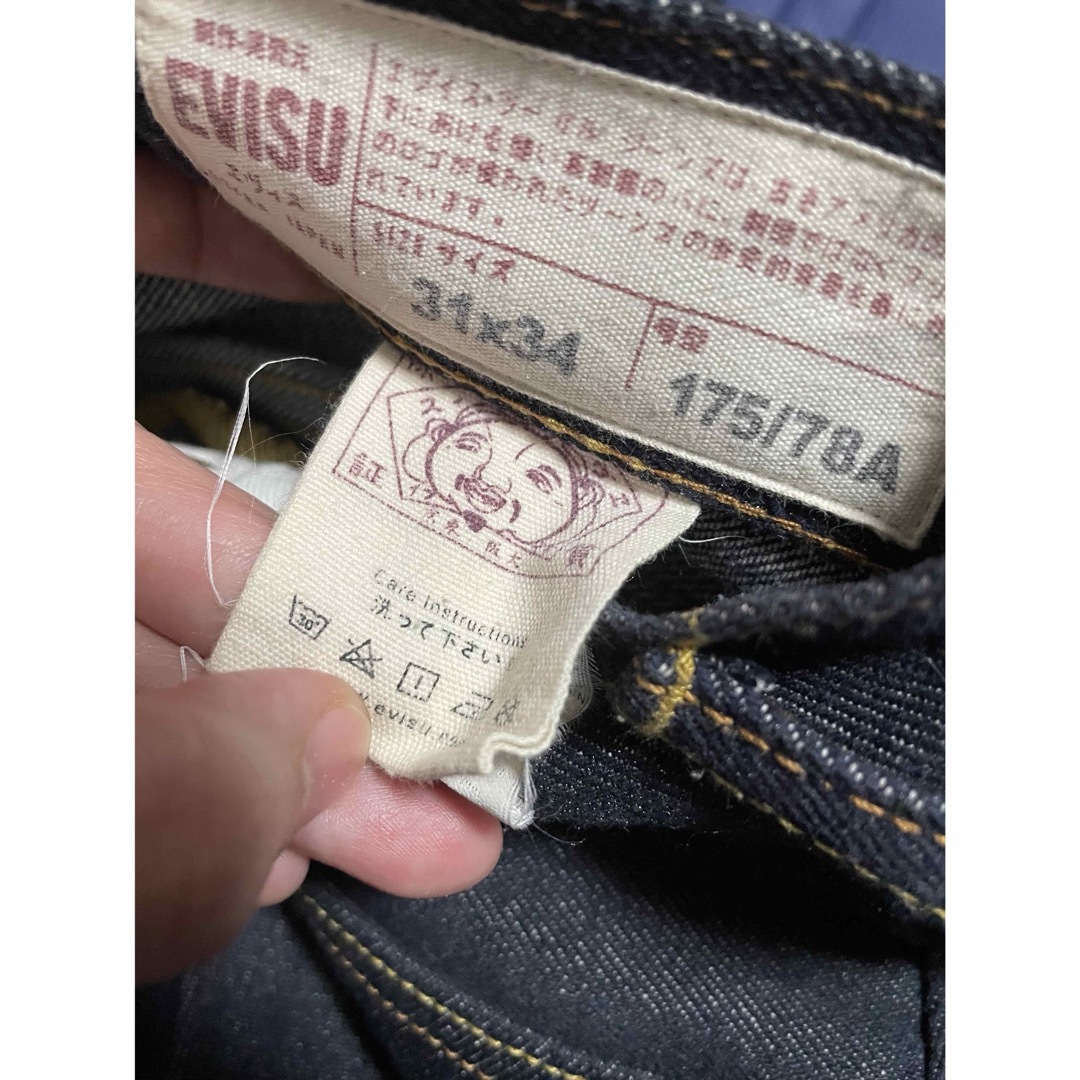 EVISU(エビス)のEVISU エヴィス  Lot. 0001 W31  濃紺デニム メンズのパンツ(ショートパンツ)の商品写真