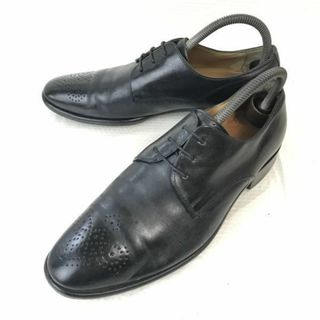 リーガル(REGAL)のビンテージ★リーガル/REGAL Heritage★本革/プレーントゥ/メダリオン【25.0EE/黒/BLACK】ビジネス/dress shoes◆E-196 #BUZZBERG(ドレス/ビジネス)