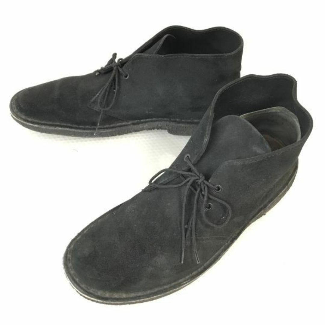 Clarks(クラークス)のクラークス★クレープソール/デザートブーツ/スエード本革【9/27.5/黒/BLACK】チャッカブーツ/Shoes◆pWB92-6 #BUZZBERG メンズの靴/シューズ(ブーツ)の商品写真